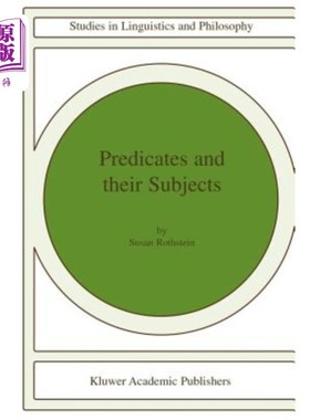 海外直订Predicates and Their Subjects 谓词及其主语
