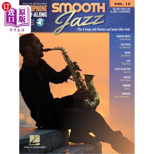 Play Along 爵士乐 Jazz 萨克斯演奏沿卷12 流畅 Saxophone 海外直订Smooth Volume