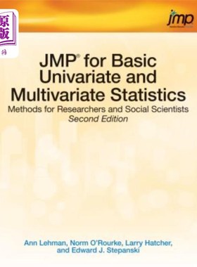 海外直订JMP for Basic Univariate and Multivariate Statistics: Methods for Researchers an 基本单变量和多变量统计JMP