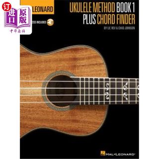 海外直订Hal Leonard Ukulele Method Book 1 Plus Chord Finder Book/Online Audio [With CD ( 哈尔·伦纳德尤克里里方法书1