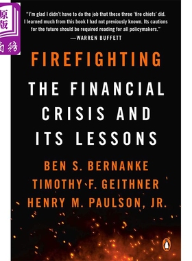 2022年诺贝尔经济学奖 本伯南克 Firefighting The Financial Crisis 英文原版 灭火美国金融危机及其教训 Ben Bernanke 中商