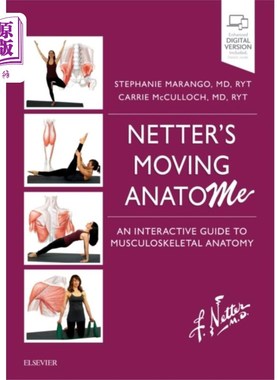 海外直订医药图书Netter's Moving AnatoME 内特的移动剖析