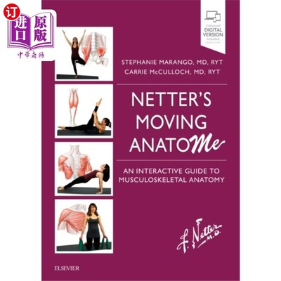 海外直订医药图书Netter's Moving AnatoME 内特的移动剖析