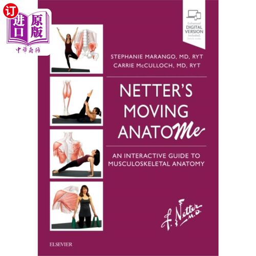 海外直订医药图书Netter's Moving AnatoME 内特的移动剖析
