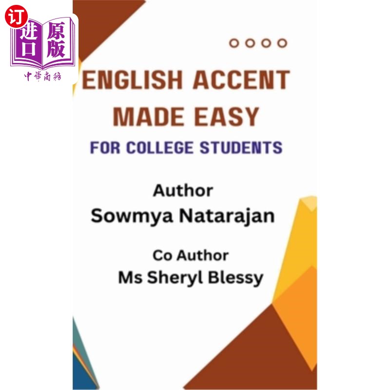 海外直订English Accent Made Easy: : For College Students 英语口音对大学生来说很容易