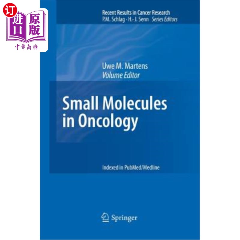 海外直订医药图书Small Molecules in Oncology 肿瘤学中的小分子