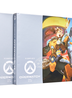 守望先锋艺术设定集系列 2本套装 The Cinematic Art of Overwatch 英文原版 Jake Gerli【中商原版】