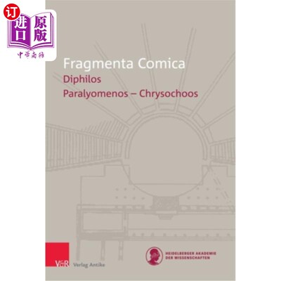 海外直订Fragmenta Comica 25.2 Diphilos Frr. 59-85 漫画碎片，25.2,Diphilos Frr. 59-85