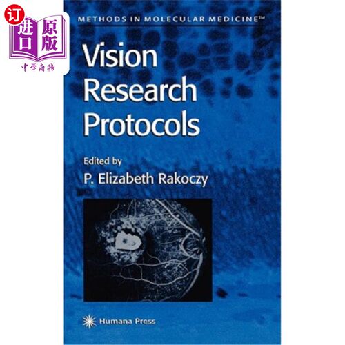 海外直订医药图书Vision Research Protocols 视觉研究协议