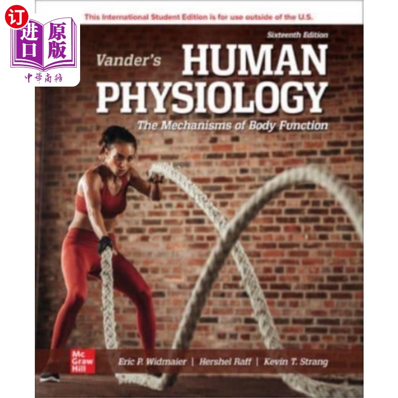 海外直订医药图书ISE Vander's Human Physiology 伊兹·范德的《人体生理学》