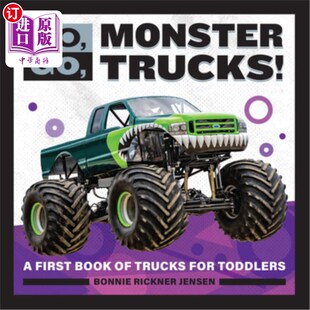 First 海外直订Go for 怪兽卡车 Trucks 加油 Monster 幼儿读物第一册 Toddlers Book