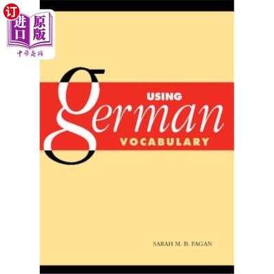 海外直订Using German Vocabulary 使用德语词汇