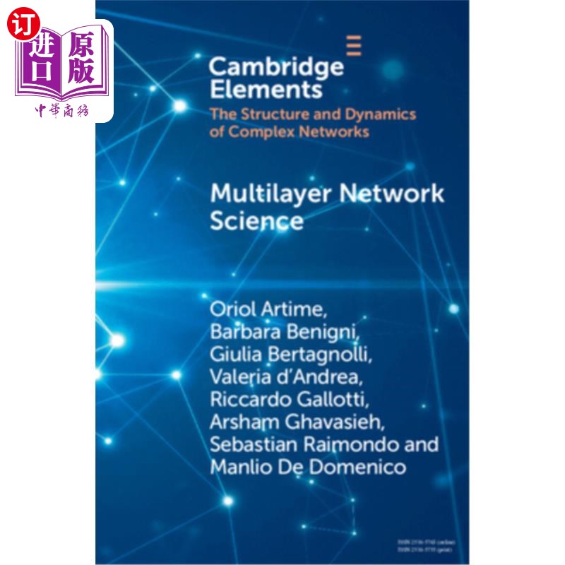 海外直订Multilayer Network Science: From Cells to Societies 多层科学:从细胞到社会