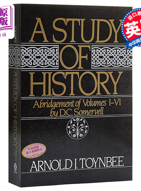 【中商原版】汤因比：历史研究（第一卷）英文原版 A Study of History, Vol. 1: Abridgement of Volumes I-VI