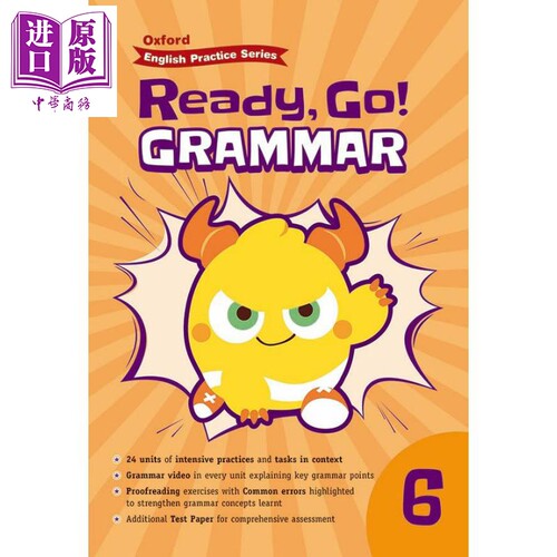 Oxford English Practice Ready Go Grammar P6 牛津小学英语练习系列 语法基础训练 6年级 英文原版进口图书【中商原版】