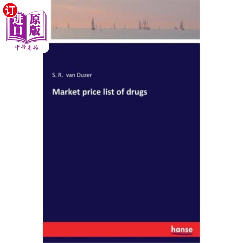 海外直订Market price list of drugs 药品市场价格表 书籍/杂志/报纸 文学小说类原版书 原图主图