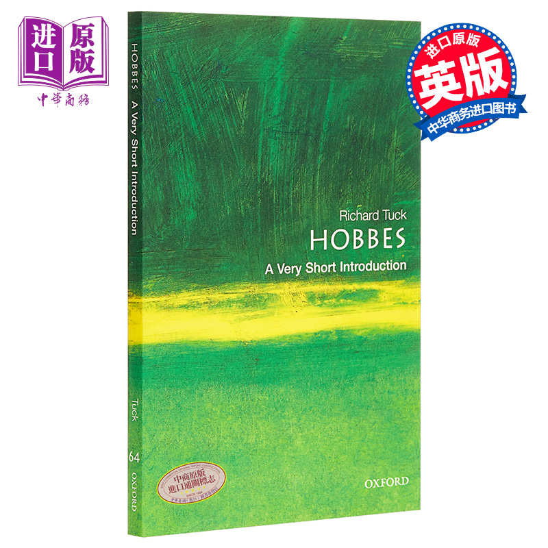 霍布斯 牛津通识读本 英文原版 人物传记 Hobbes : A Very Short Introduction 英文读物 Oxford University Press Richard T