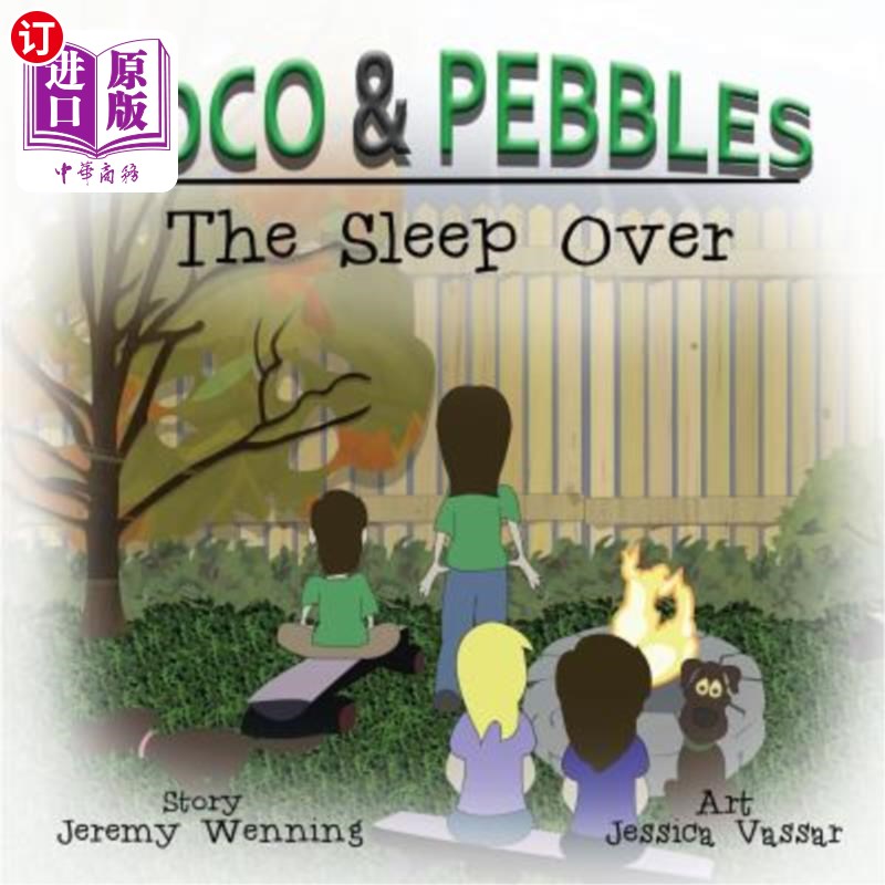 海外直订Coco & Pebbles: Sleep Over 可可和卵石:留宿
