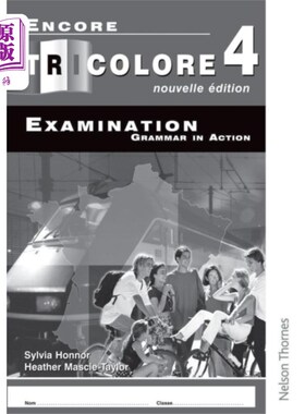 海外直订Encore Tricolore Nouvelle 4 Grammar in Action Pack (x8) Encore Tricolore Nouvelle 4动作包语法（x8）
