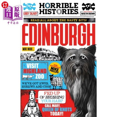 海外直订Gruesome Guide to Edinburgh (newspaper edition) 可怕的爱丁堡指南(报纸版)