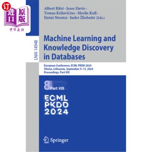 Ecml Knowledge Databases European and Discovery Machine 海外直订Machine Conference Learning