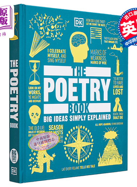 预售 人类思想百科丛书 DK 诗歌百科全书 英文原版 DK Big Ideas The Poetry Book