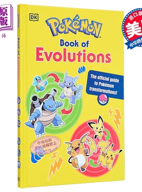 宝可梦进化之书 英文原版 Pokemon Book of Evolutions Katherine Andreou 益智游戏【中商原版】