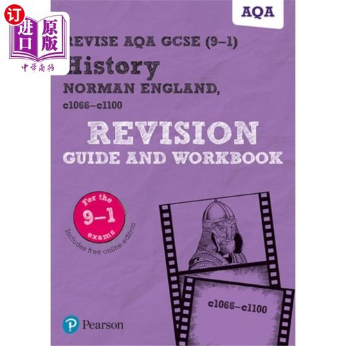 海外直订Pearson REVISE AQA GCSE (9-1) History Norman Eng... 培生修订AQA GCSE(9-1)历史诺曼英格兰修订指南和工作手册