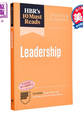 哈佛商业评论 领导力10 篇 更新扩充版 含弗朗西斯X的始于信任 HBRs 10 on Leadership 英文原版【中商原版】