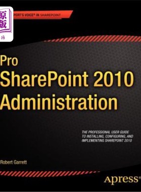 海外直订Pro Sharepoint 2010 Administration 支持Sharepoint 2010管理