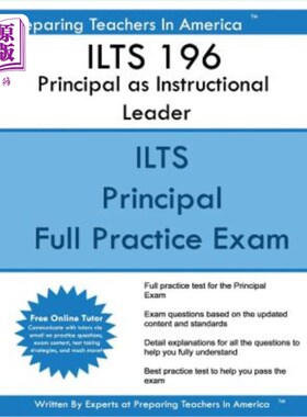 海外直订ILTS 196 Principal as Instructional Leader: ILTS 196 Principal
