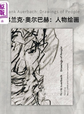Frank Auerbach Drawings Of People 进口艺术 弗兰克·奥尔巴赫：人物素描 Yale【中商原版】