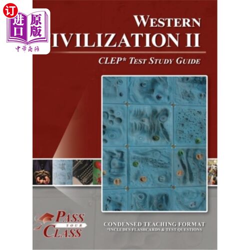 海外直订Western Civilization 2 CLEP Test Study Guide 西方文明2 CLEP考试学习指南