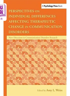 海外直订Perspectives on Individual Differences Affecting... 个体差异对沟通障碍治疗改变的影响