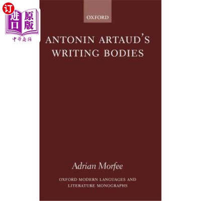 海外直订Antonin Artaud's Writing Bodies 安东尼阿尔托的写作机构