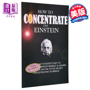 专注 Concentrate 英文原版 Remy Einstein Like 中商原版 如何像爱因斯坦一样集中注意力 Roulier How