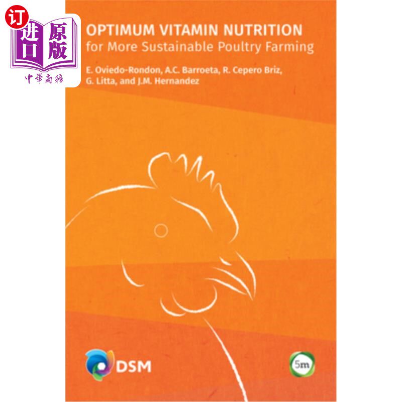 海外直订Optimum Vitamin Nutrition for More Sustainable Poultry Farming 更可持续家禽养殖的最佳维生素营养