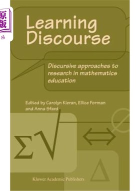 海外直订Learning Discourse: Discursive Approaches to Research in Mathematics Education 学习语篇:数学教育研究的话语