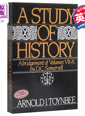 【中商原版】汤因比：历史研究（第二卷）英文原版 A Study of History, Vol. 2: Abridgement of Volumes VII-X