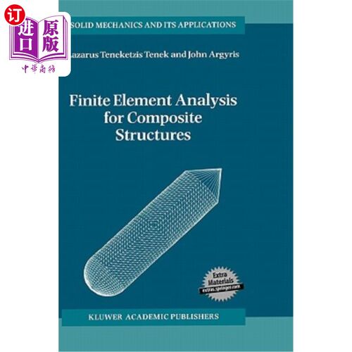 海外直订Finite Element Analysis for Composite Structures 复合材料结构的有限元分析