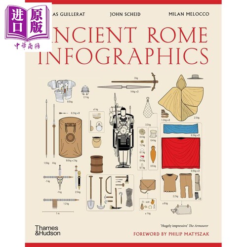 古罗马 信息图 Ancient Rome: Infographics 英文原版 Various 历史【中商原版】