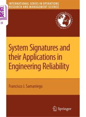 海外直订System Signatures and Their Applications in Engineering Reliability 系统特征及其在工程可靠性中的应用