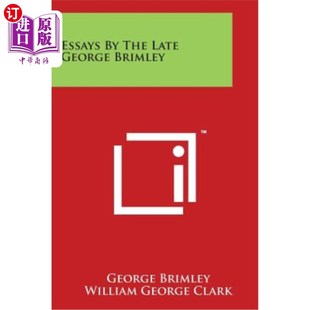 Late The George Brimley 散文 海外直订Essays 已故乔治·布里姆利