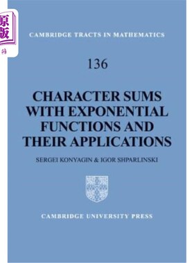 海外直订Character Sums with Exponential Functions and their Applications 指数函数特征和及其应用