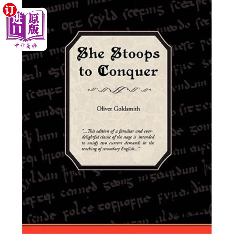 海外直订She Stoops to Conquer 屈身求爱