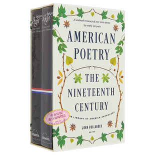 现货 美国诗歌 十九世纪 英文原版 American Poetry The Nineteenth Century John Hollander【中商原版】