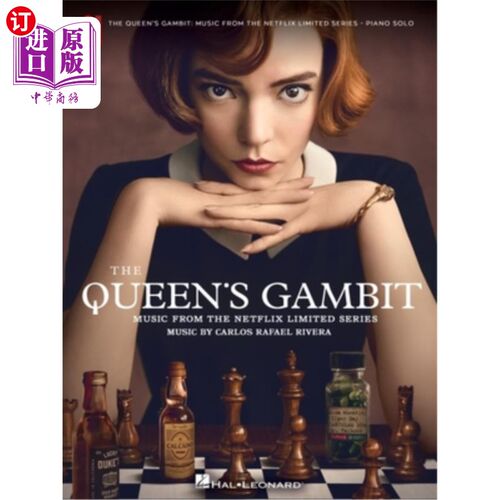 海外直订The Queen's Gambit: Music from the Netflix Limited Series Arranged for Piano Sol 《后翼弃兵》:Netflix限