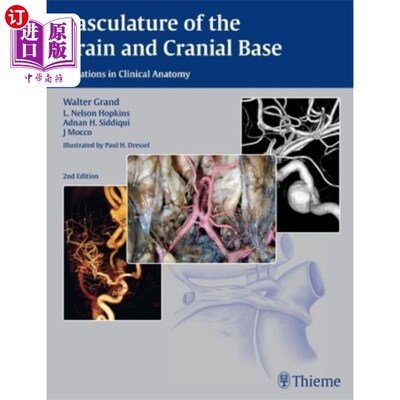 海外直订医药图书Vasculature of the Brain and Cranial Base 脑和颅底的血管系统