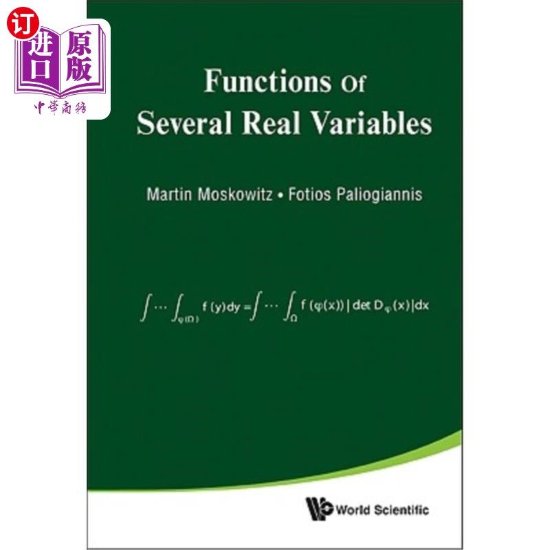 海外直订Functions of Several Real Variables 几个实变量的函数