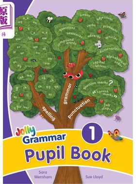 快乐语法 1 学生用书 手写体字母 英式英语版 Jolly Grammar 1 Pupil Book in Precursive Letters 英文原版进口【中商原版】